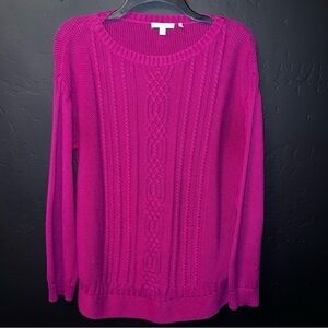 Barbour Deep Pink Rouge Stokehold Knit Sweater Size 8
Like New minimalist